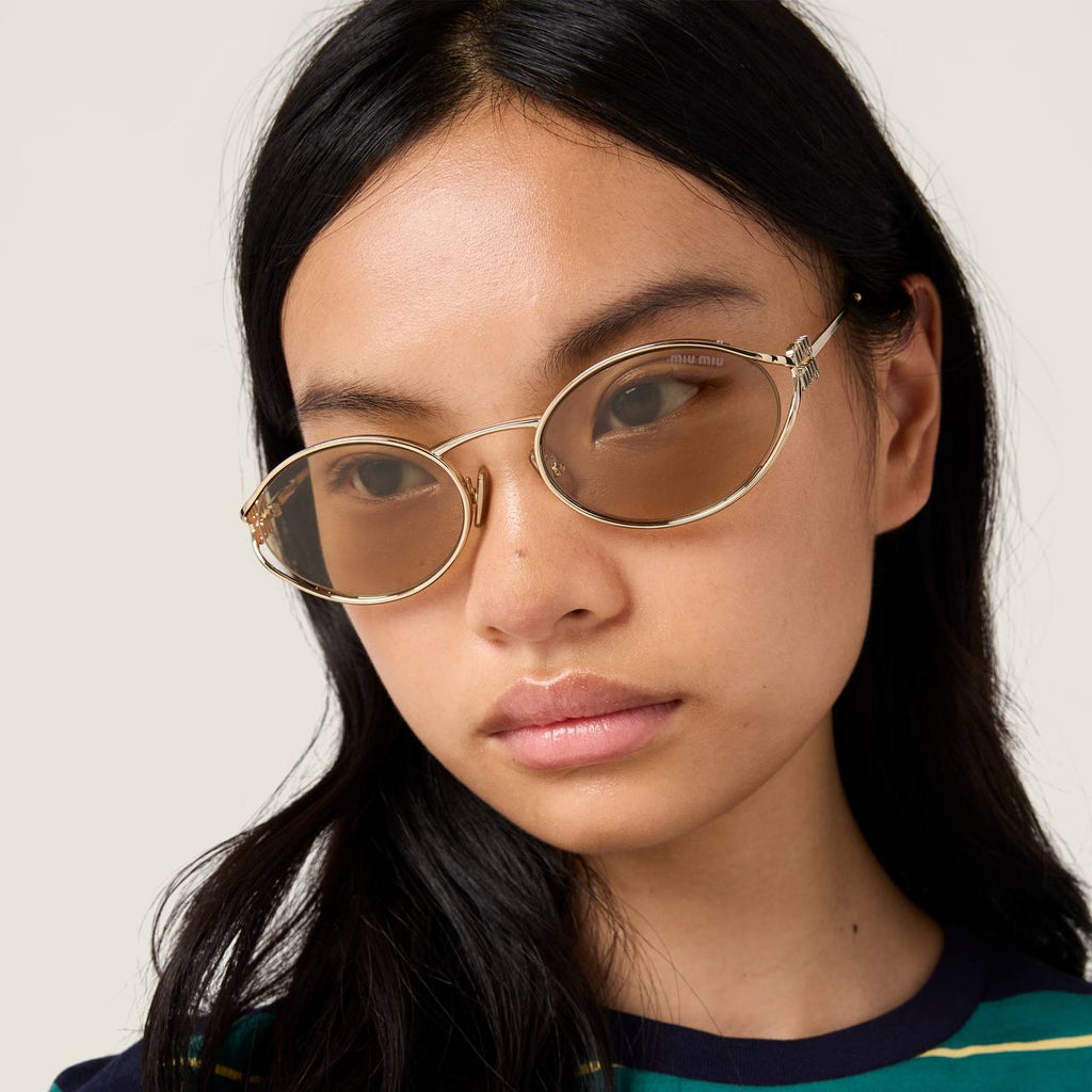 Lunettes de Soleil Ovales Vintage