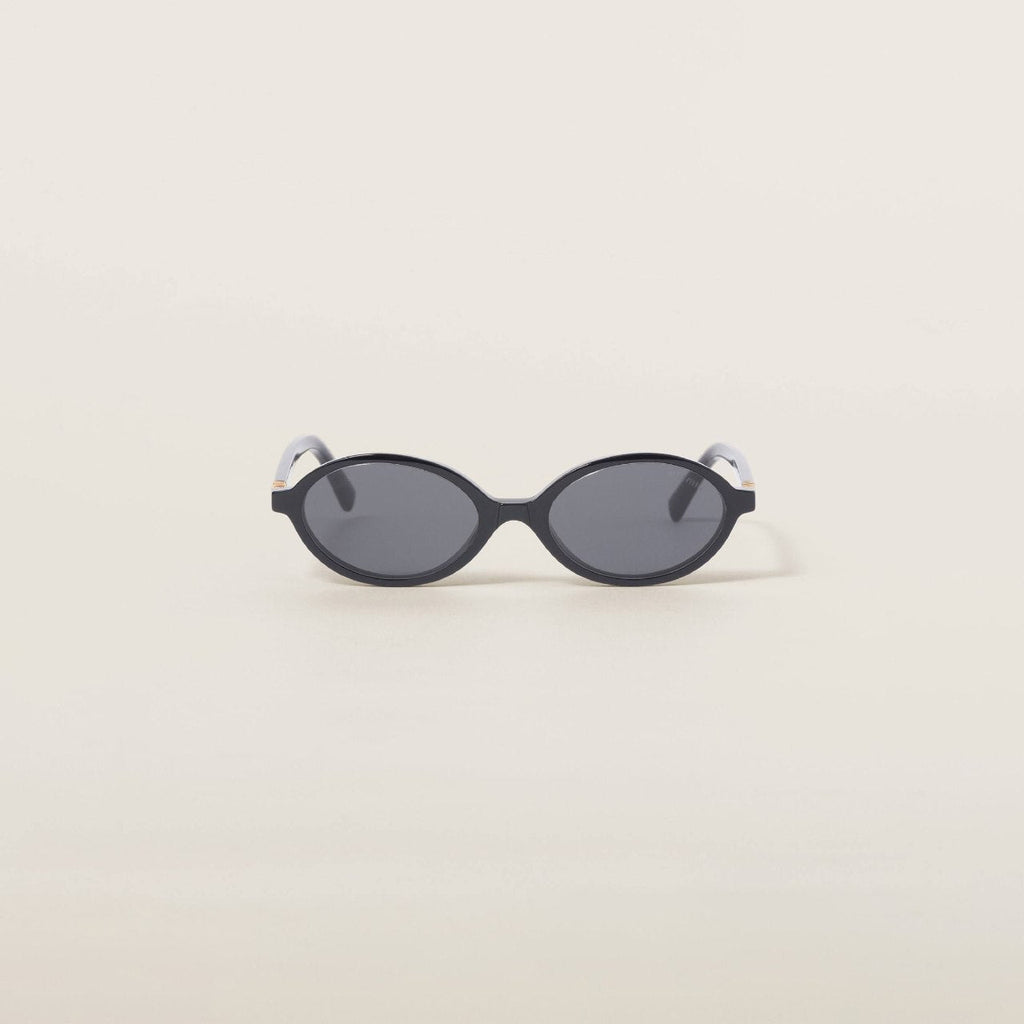 Lunettes de Soleil Ovales Noires