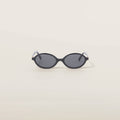 Lunettes de Soleil Ovales Noires