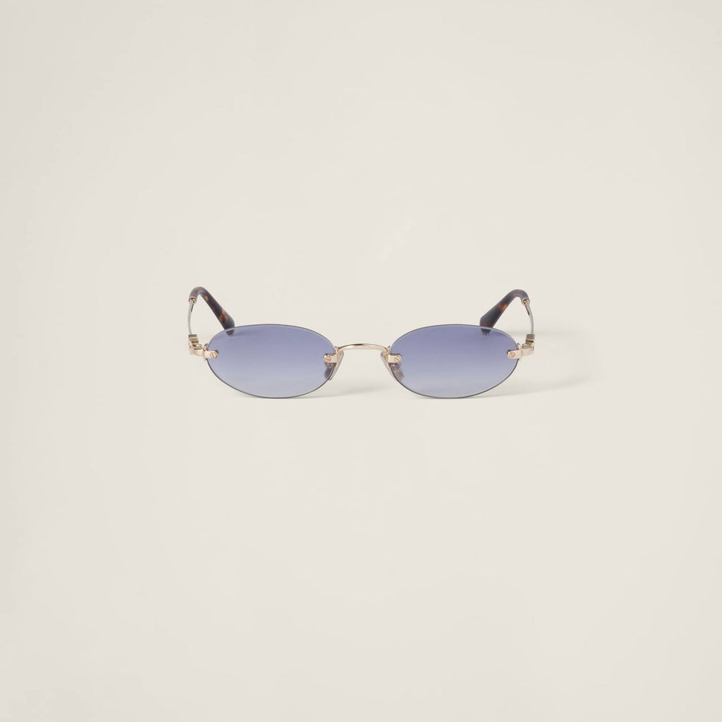 Lunettes de Soleil Ovales Sans Cerclage