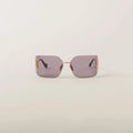 Lunettes de Soleil Carrées Sans Cerclage