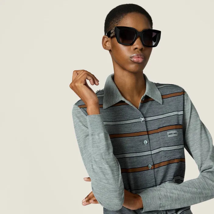 Lunettes de Soleil Oversize Géométriques